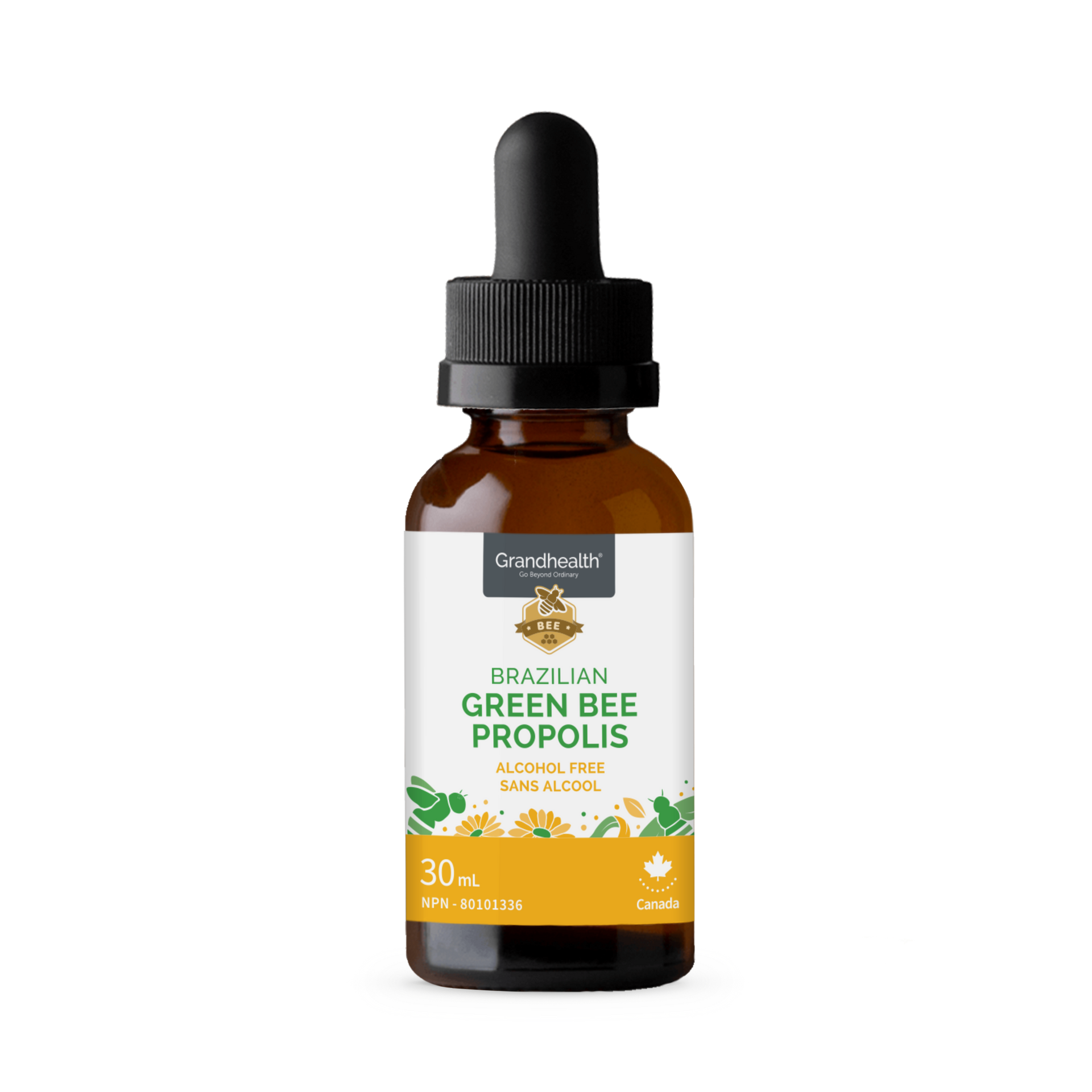 Brazilian Green Bee Propolis Tincture (Alcohol Free)